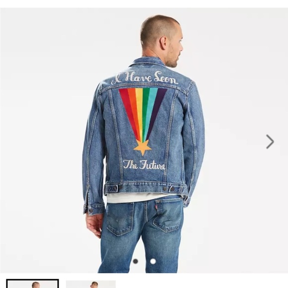 🌈 Levi's Future Pride Jacket (M) Limited Edition - Picture 1 of 16